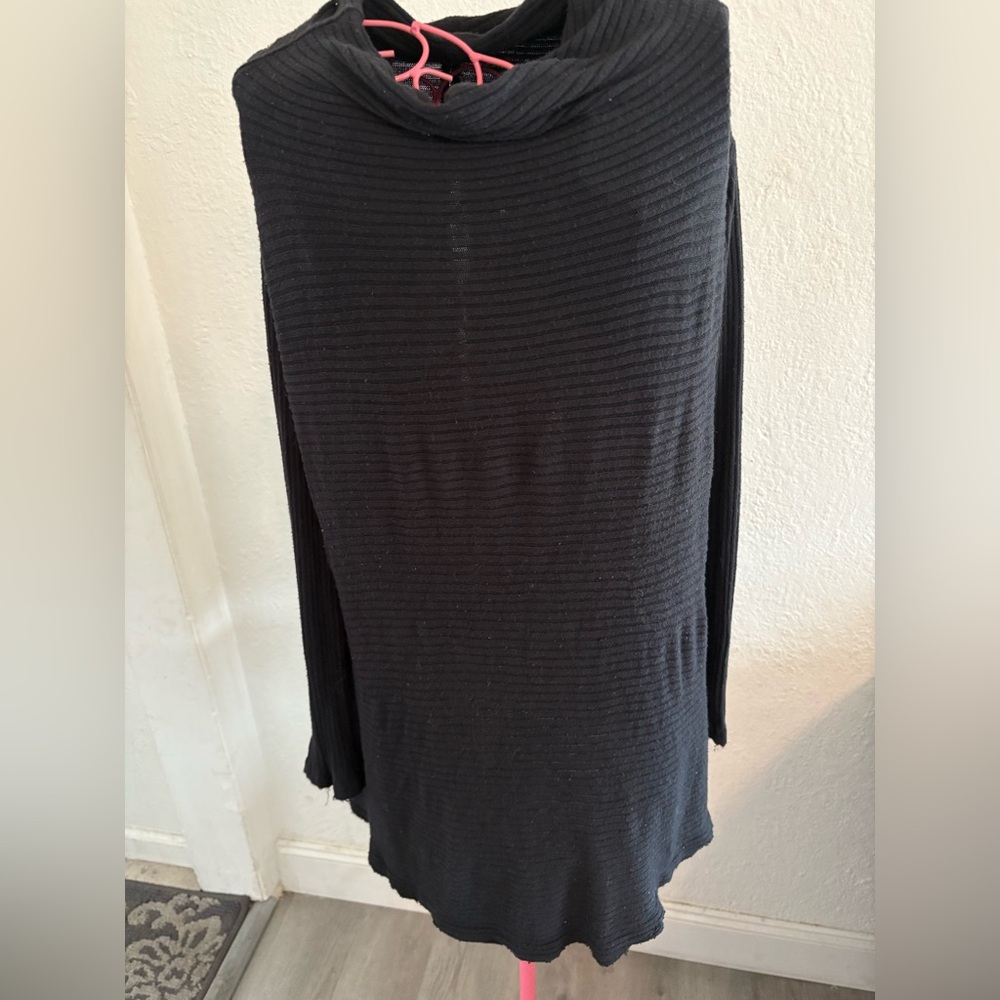 Free People we the free long sleeve cotton blouse with open back detailing